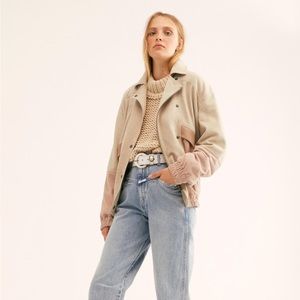 Free People We The Free Distant Lights Bomber Jacket